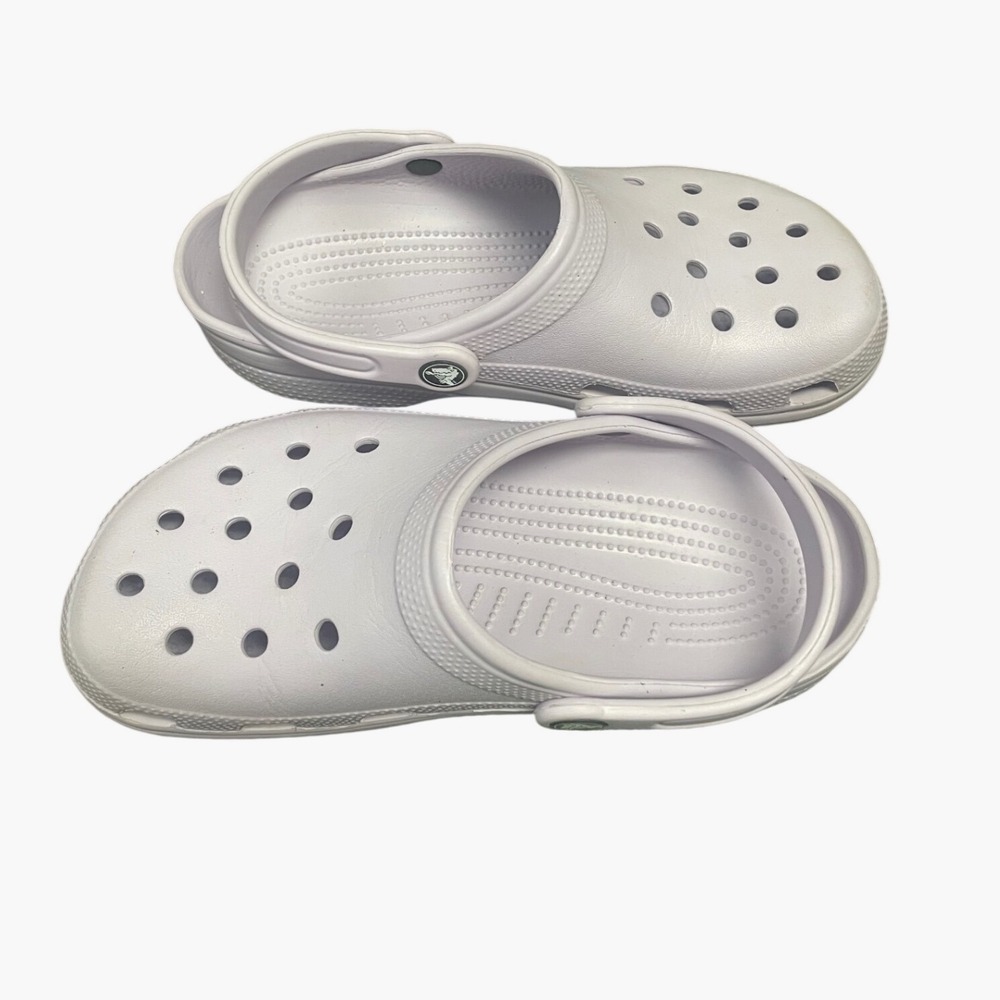 Kids Purple Crocks Size 4